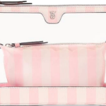 Victoria's Secret Cosmetiquero De Maquillaje 2 Piezas Iconic Stripes