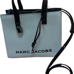 Marc Jacobs Bandolera Mini Blanco y Negro Cuero "Envío Gratis"