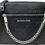 Michael Kors Crossbody Jet Set Item Black Noir Monograma