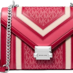 Michael Kors Whitney Mediano Color Frambuesa Multi- Monograma