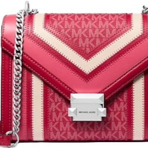 Michael Kors Whitney Mediano Color Frambuesa Multi- Monograma